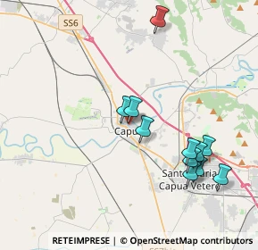 Mappa Via Riviera Casilina, 81043 Capua CE, Italia (4.19818)