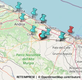 Mappa Via Beniamino Gigli, 70037 Ruvo di Puglia BA, Italia (12.89538)