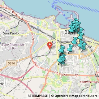 Mappa Strada Vicinale San Giorgio Martire, 70124 Bari BA, Italia (2.375)