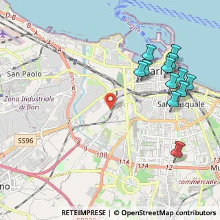 Mappa Strada Vicinale San Giorgio Martire, 70124 Bari BA, Italia (2.65583)