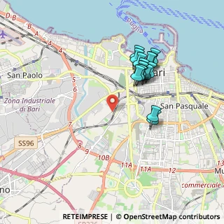 Mappa Strada Vicinale San Giorgio Martire, 70124 Bari BA, Italia (1.77125)