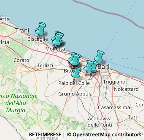 Mappa Via Giuseppe Mazzini, 70032 Bitonto BA, Italia (10.04214)