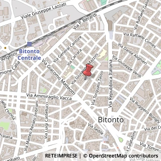 Mappa Via perrese francesco 72, 70032 Bitonto, Bari (Puglia)