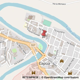 Mappa Via Riviera Casilina, 45, 81043 Capua, Caserta (Campania)