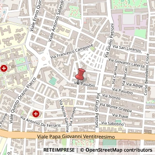 Mappa Via Timavo, 4, 70125 Bari, Bari (Puglia)