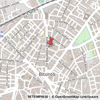 Mappa Via Generale Montemar, 33, 70032 Bitonto, Bari (Puglia)