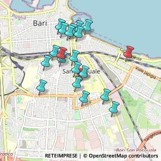 Mappa Via Piero Gobetti, 70125 Bari BA, Italia (0.9625)