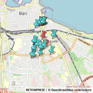 Mappa Via Re Giuseppe David, 70125 Bari BA, Italia (0.7715)