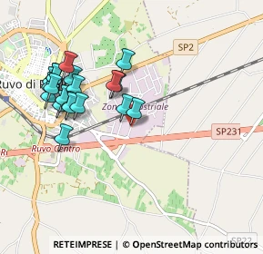 Mappa Via Pietro Ravanas, 70037 Ruvo di Puglia BA, Italia (1.0245)