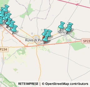 Mappa Via Tito, 70037 Ruvo di Puglia BA, Italia (6.0325)