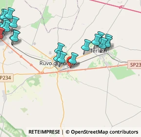 Mappa Via Pietro Ravanas, 70037 Ruvo di Puglia BA, Italia (5.762)