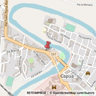 Mappa Via Fuori Porta Roma, 18, 81043 Capua, Caserta (Campania)