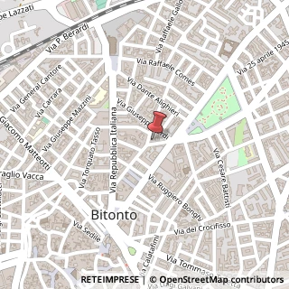 Mappa Via 24 Maggio, 8, 70032 Bitonto, Bari (Puglia)