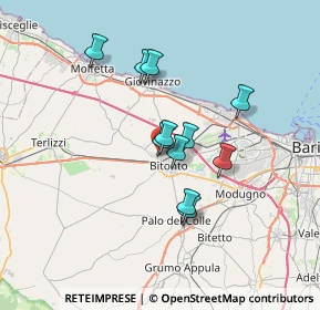 Mappa Via Bovio Giovanni, 70032 Bitonto BA, Italia (5.64)