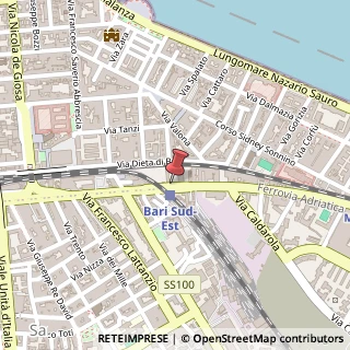 Mappa Via Guglielmo Oberdan, 19, 70126 Bari, Bari (Puglia)