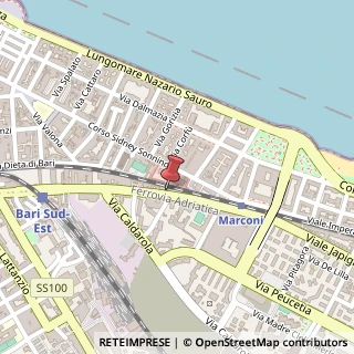 Mappa Via Guglielmo Oberdan, 1, 70126 Bari, Bari (Puglia)