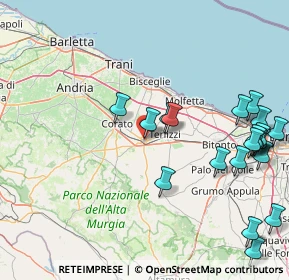 Mappa Via Acquaviva, 70037 Ruvo di Puglia BA, Italia (21.7295)