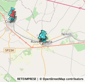Mappa Via Acquaviva, 70037 Ruvo di Puglia BA, Italia (3.70077)