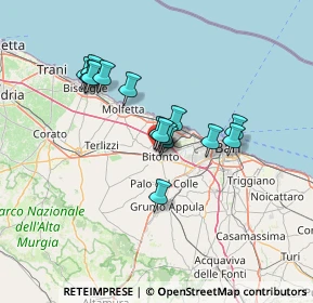 Mappa Via Torre D'Agera, 70032 Bitonto BA, Italia (11.34267)