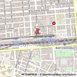 Mappa Corso Italia, 98, 70123 Bari, Bari (Puglia)