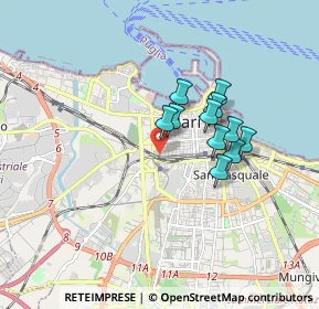 Mappa Via Monsignor Nitti Francesco, 70123 Bari BA, Italia (1.38364)