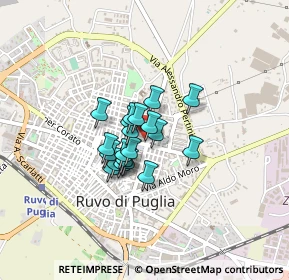 Mappa Piazza Dante Alighieri, 70037 Ruvo di Puglia BA, Italia (0.262)