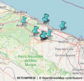 Mappa Piazza Dante Alighieri, 70037 Ruvo di Puglia BA, Italia (8.90385)