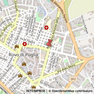 Mappa Piazza Dante Alighieri, 15, 70037 Ruvo di Puglia, Bari (Puglia)