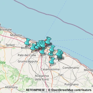 Mappa Le Compatibili, 70121 Bari BA, Italia (9.36375)