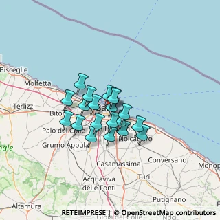 Mappa Le Compatibili, 70121 Bari BA, Italia (9.3895)