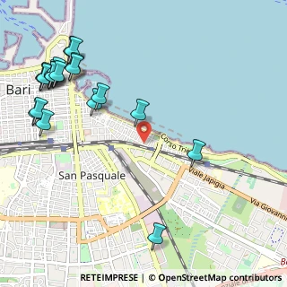 Mappa Corso Sonnino Sidney, 70121 Bari BA, Italia (1.542)