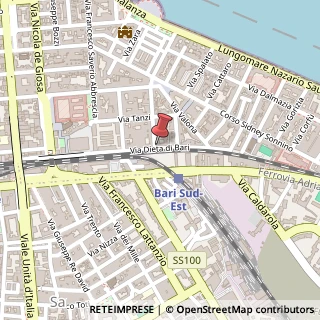 Mappa Via Michelangelo Signorile, 44, 70121 Bari, Bari (Puglia)