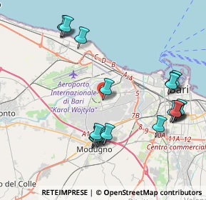 Mappa Via Sicilia, 70026 Bari BA, Italia (4.854)