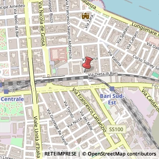 Mappa Via Parada, 34, 70122 Bari, Bari (Puglia)