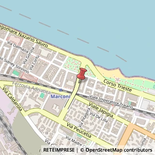 Mappa Via Giuseppe di Vagno, 3, 70126 Bari, Bari (Puglia)