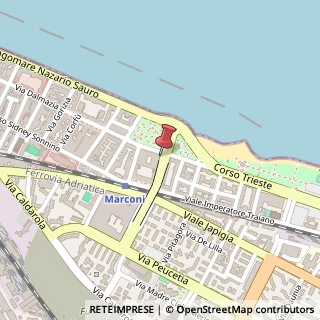 Mappa Via Giuseppe di Vagno, 10, 70126 Bari, Bari (Puglia)