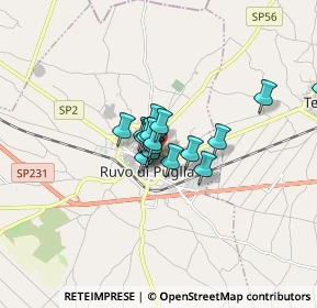 Mappa Via Giovanni Pascoli, 70037 Ruvo di Puglia BA, Italia (1.341)