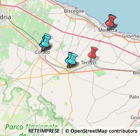 Mappa Via Giovanni Pascoli, 70037 Ruvo di Puglia BA, Italia (6.37846)