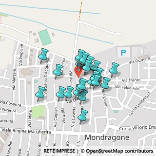 Mappa Via Guglielmo Marconi, 81034 Mondragone CE, Italia (0.14643)