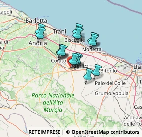 Mappa Via Ettore Fieramosca, 70037 Ruvo di Puglia BA, Italia (9.56167)