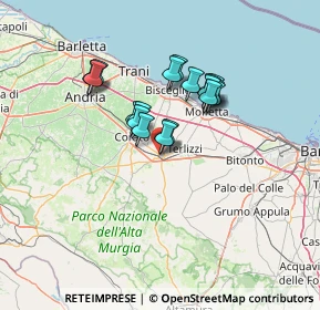 Mappa Via Ettore Fieramosca, 70037 Ruvo di Puglia BA, Italia (11.17111)