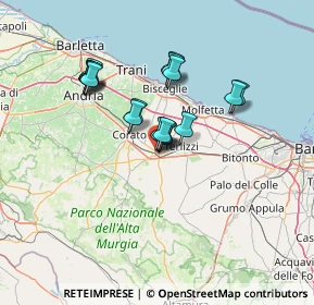 Mappa Via Ettore Fieramosca, 70037 Ruvo di Puglia BA, Italia (11.44294)