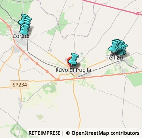 Mappa Via Ettore Fieramosca, 70037 Ruvo di Puglia BA, Italia (5.33875)
