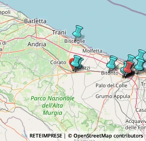 Mappa Via Falcone e Borsellino, 70037 Ruvo di Puglia BA, Italia (19.82947)