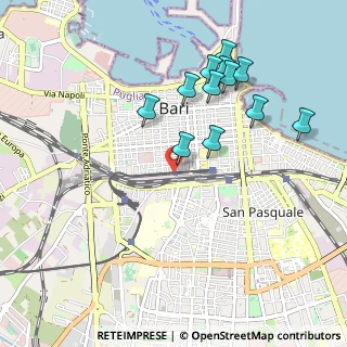 Mappa Piazza Moro, 70123 Bari BA, Italia (1.04917)