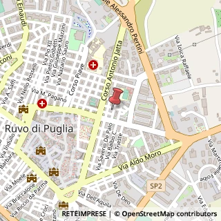 Mappa Via de Palo Saverio, 105, 70037 Ruvo di Puglia, Bari (Puglia)