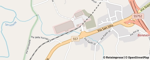 Mappa Benevento