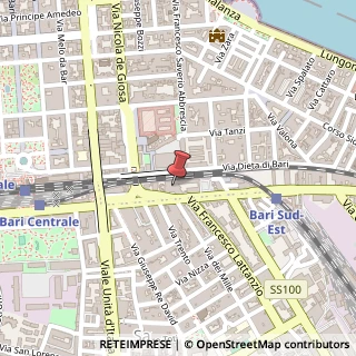 Mappa Via Michelangelo Signorile, 47, 70121 Bari, Bari (Puglia)