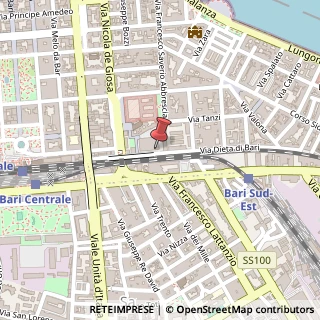 Mappa Via Dieta di Bari, 12, 70121 Bari, Bari (Puglia)