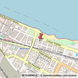 Mappa Piazza Antonio Gramsci, 25, 70126 Bari, Bari (Puglia)